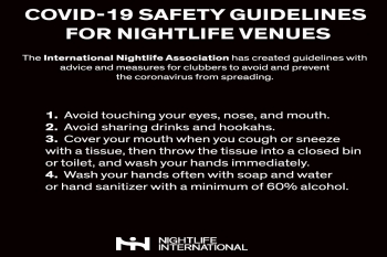 The International Nightlife Association, member of the UNWTO, launches COVID-19 safety guidelines for nightlife venues
